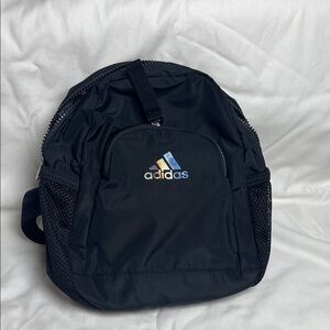 Adidas Black Backpack with Logo Accent